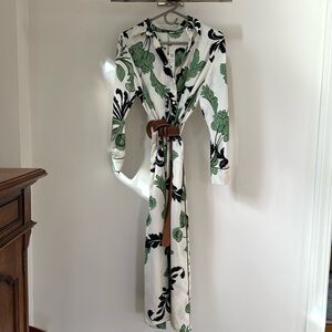 Playful belted Zara Maxi dress